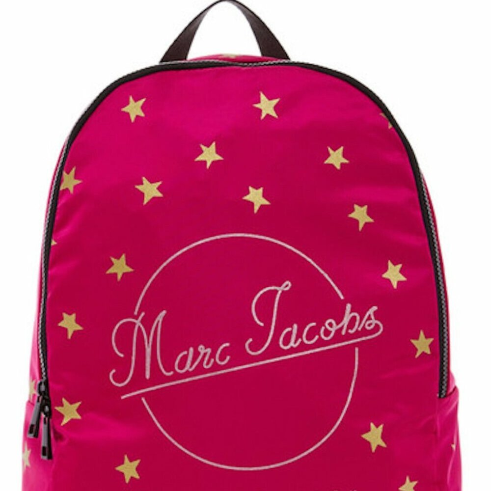 MARC JACOBS Packable Backpack Printed Star Pink
